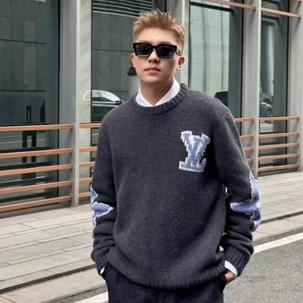 Free shipping Louis Vuitton knit sweater replica vuy22305