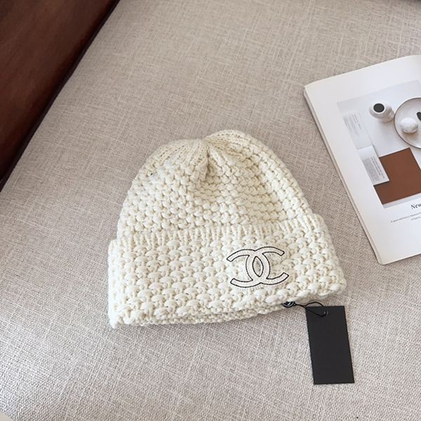 Attention ★ Chanel Coco Mark Replica Knit Hat Cej82282