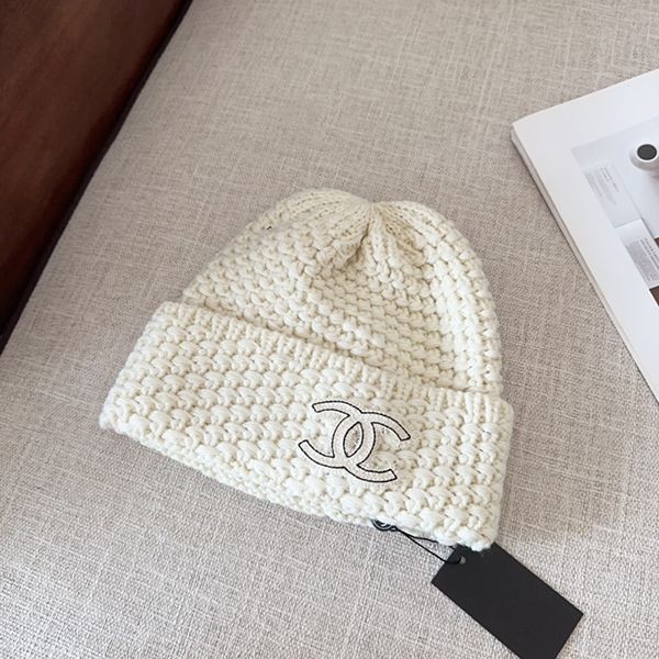 Attention ★ Chanel Coco Mark Replica Knit Hat Cej82282