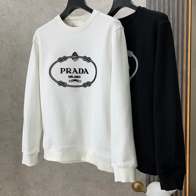 Hard to find ★ Prada sweater replica ★ Logo print jersey sweatshirt pui68693 Hard to find ★ Prada sweater replica ★ Logo print jersey sweatshirt pui68693