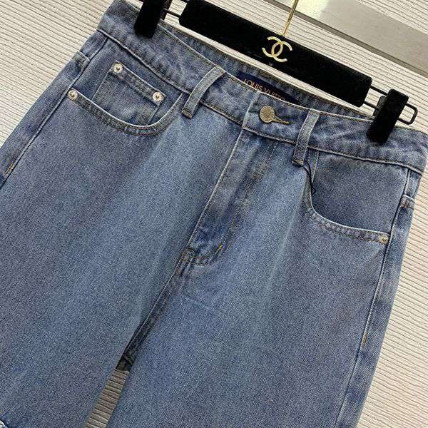 {Monogram creates a refreshing look?} Louis Vuitton denim pants replica vui39307