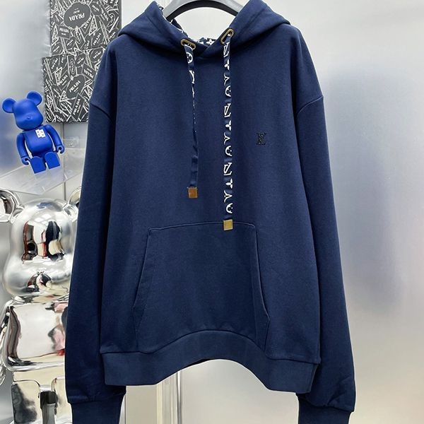 Louis Vuitton Casual Hoodie Replica Monogram Blue vuh92628