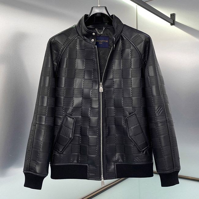 New design Louis Vuitton leather jacket replica vus00657 New design Louis Vuitton leather jacket replica vus00657