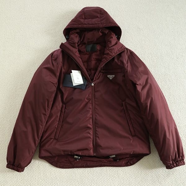 Free shipping Prada nylon puffer jacket replica put78809