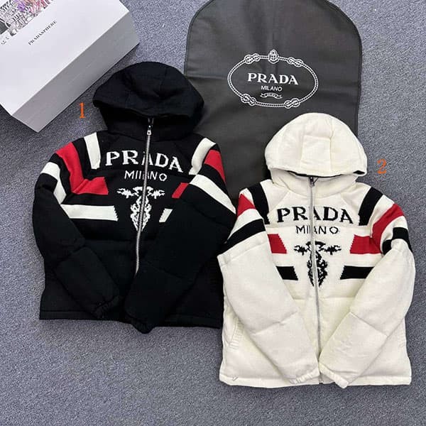 Prada Cashmere Down Jacket Replica puz29441