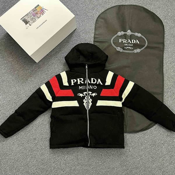 Prada Cashmere Down Jacket Replica puz29441