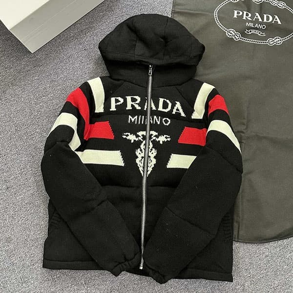 Prada Cashmere Down Jacket Replica puz29441