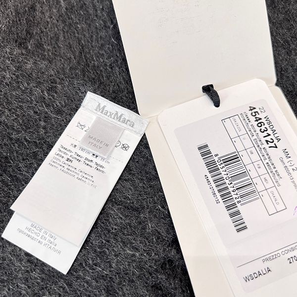 Immediate delivery Max Mara WSCALA fake cashmere scarf mac19591