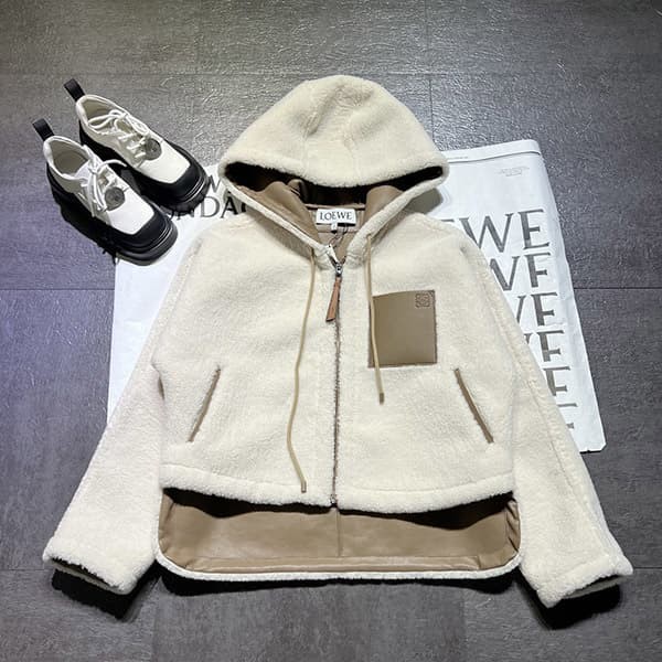 Hard to find Loewe Zip Copy Shirring Sweatshirt lof30475