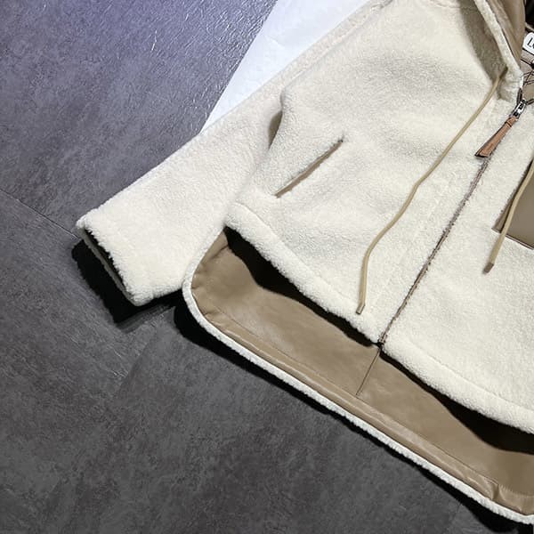 Hard to find Loewe Zip Copy Shirring Sweatshirt lof30475