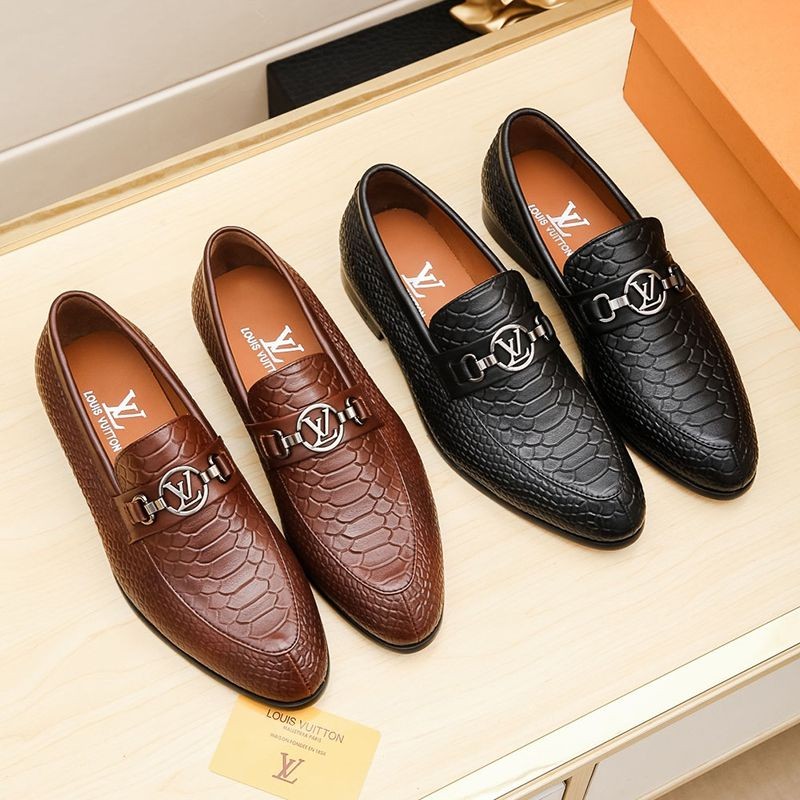 Competition Louis Vuitton Loafers Replica Leather Shoes vup13143