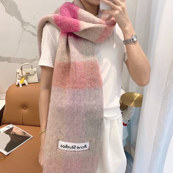 [Same-day delivery] Acne Studios Replica Mohair Check Scarf ace42048