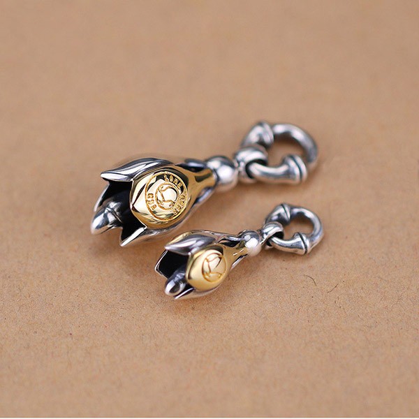 Ron One's Tear Bell Pendant Copy With One 18K Gold Petal 0007