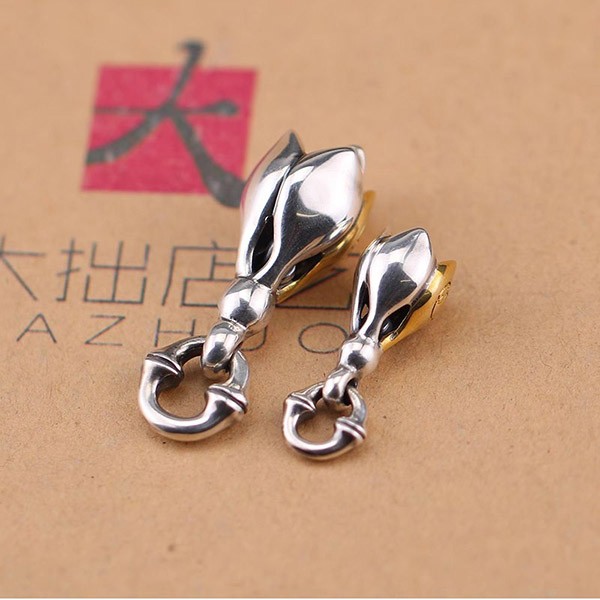 Ron One's Tear Bell Pendant Copy With One 18K Gold Petal 0007