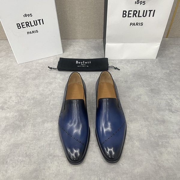 Super popular Berluti ★ Cursive Gale leather loafers N grade beb21732
