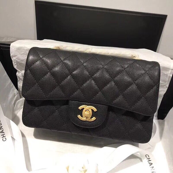 Chanel Classic Matelasse Small Flap Caviar A01116
