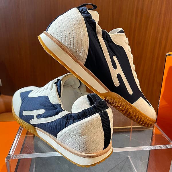 Hermes Jet Sneakers H Goat Suede Replica 4 Colors erp84979 Sold Out