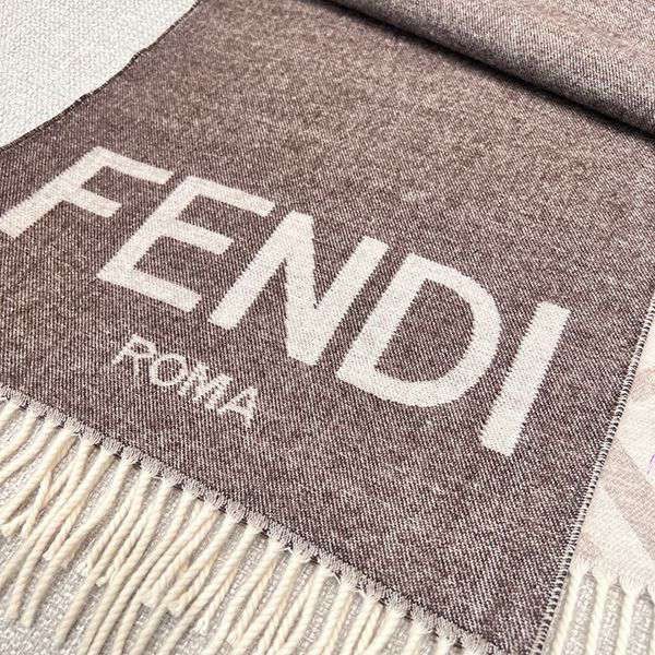 24 Autumn/Winter Pre-release☆Fendi FF logo cashmere scarf replica fea58632