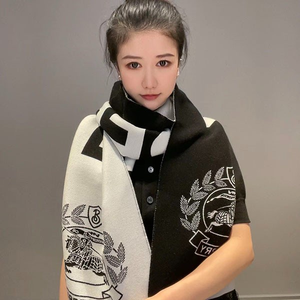 Burberry Logo Wool Scarf Replica 80542141 Burberry Logo Wool Scarf Replica 80542141