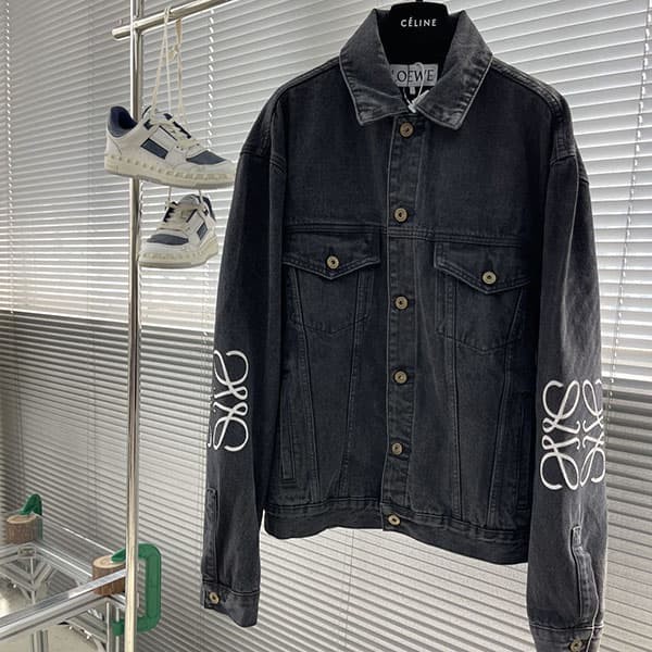 Love at first sight? Loewe denim jacket copy ANAGRAM lol82163