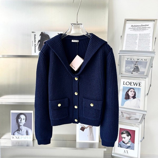 Miu Miu wool knit cardigan copy myf96216 Miu Miu wool knit cardigan copy myf96216