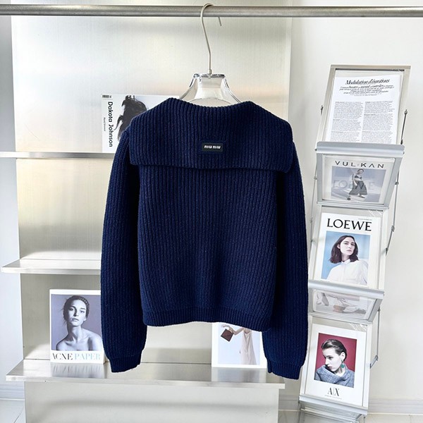 Miu Miu wool knit cardigan copy myf96216