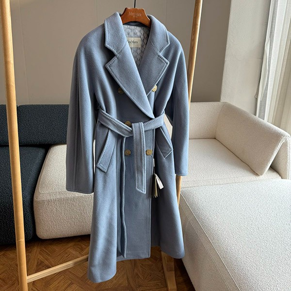 Max Mara MADAME 101801 replica belted wool and cashmere coat maa08548 Max Mara MADAME 101801 replica belted wool and cashmere coat maa08548