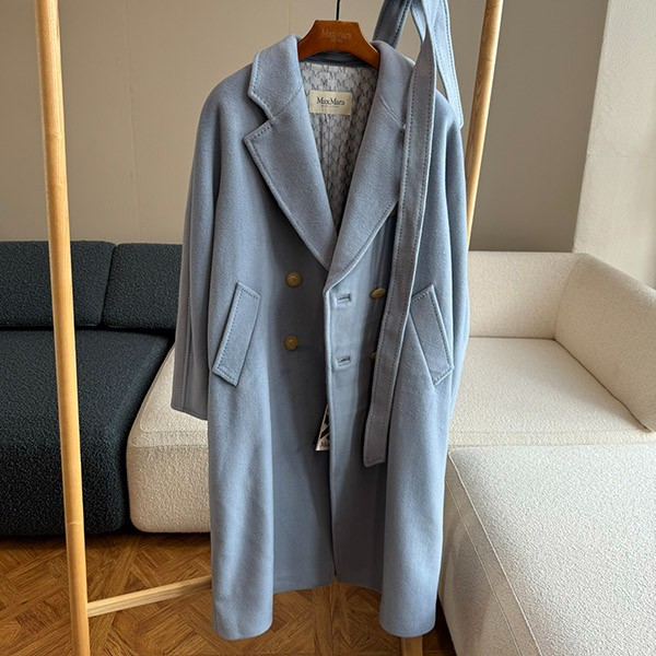 Max Mara MADAME 101801 replica belted wool and cashmere coat maa08548