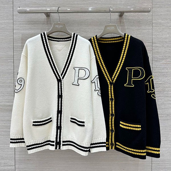 Prada wool x cashmere cardigan replica 2 colors pud81024