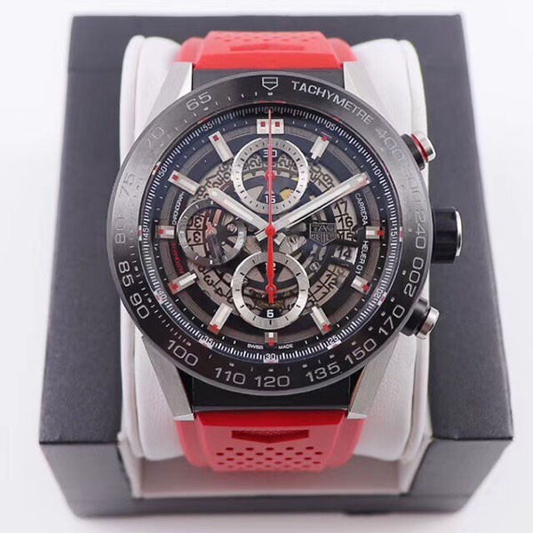 Not available in Japan Tag Heuer Carrera Replica Automatic Skeleton Dial TAb77419