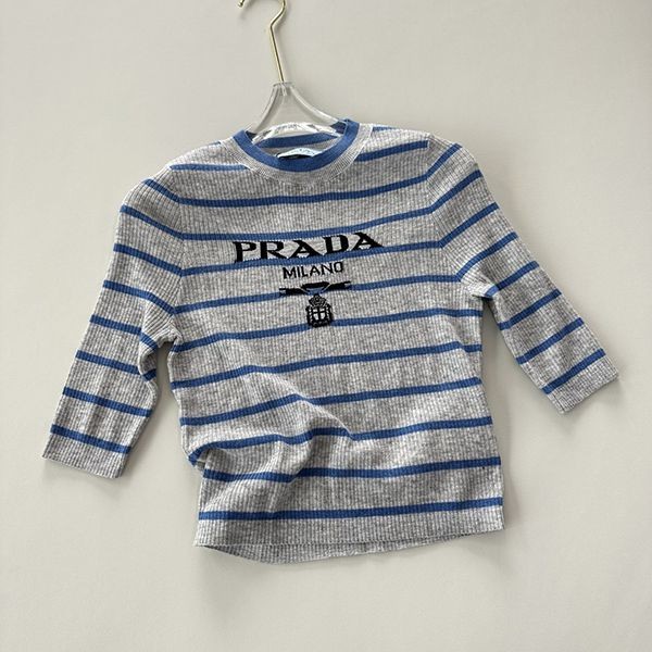 Attention-grabbing! Prada short knit T-shirt replica puk28478