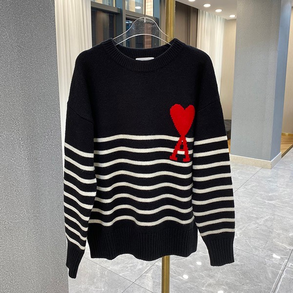 AMI DE COEUR Crew Neck Sweater Replica amf34705 AMI DE COEUR Crew Neck Sweater Replica amf34705