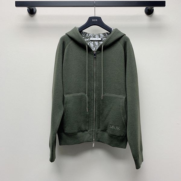 Dior hooded reversible logo hoodie replica comfortable dei87271