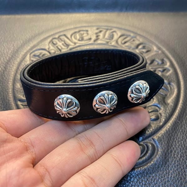 Free shipping Chrome Hearts CH Plus 3 button 2 snap bracelet fake Kun95120
