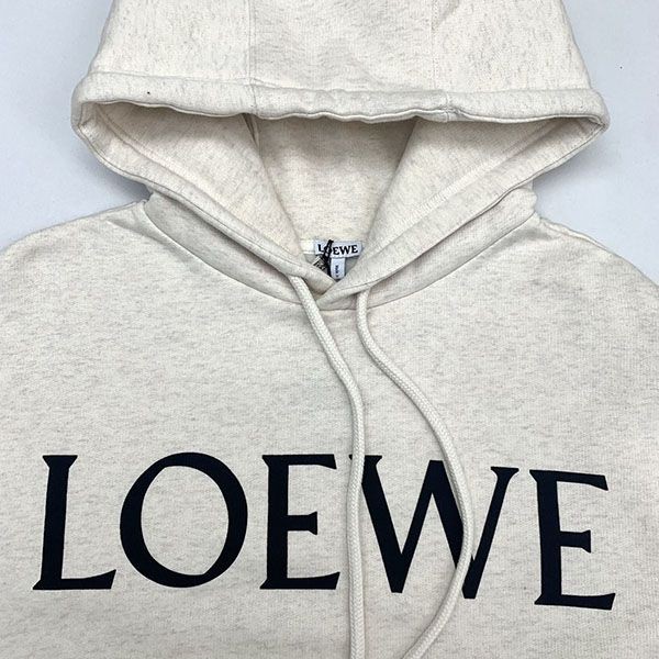 Cheap price! Loewe logo cotton hoodie replica loc38063