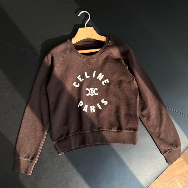 [★Domestic Shipping★] Celine Triomphe Sweatshirt, Great Price, 2Y23H670Q