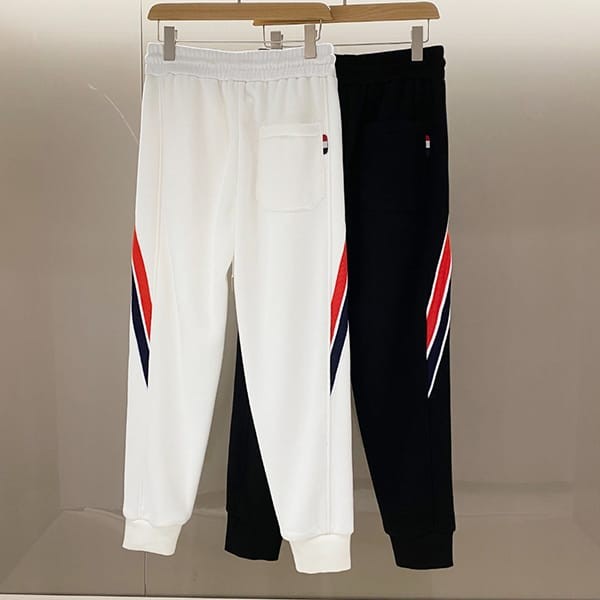 Featured ★ Moncler ☆ TRICOLOUR accent jogging pants fake 2 colors moc83547