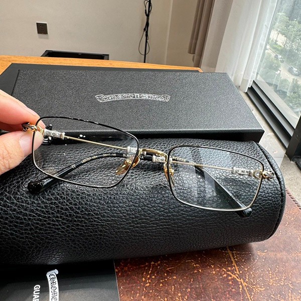 Super Hot Topic! Chrome Hearts Replica Floral Cross Square Glasses Sunglasses Kuj96948