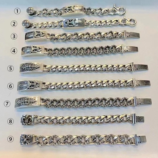 CHROME HEARTS COPY CH PLUS/FANCY LINK BRACELET KUJ96669 CHROME HEARTS COPY CH PLUS/FANCY LINK BRACELET KUJ96669