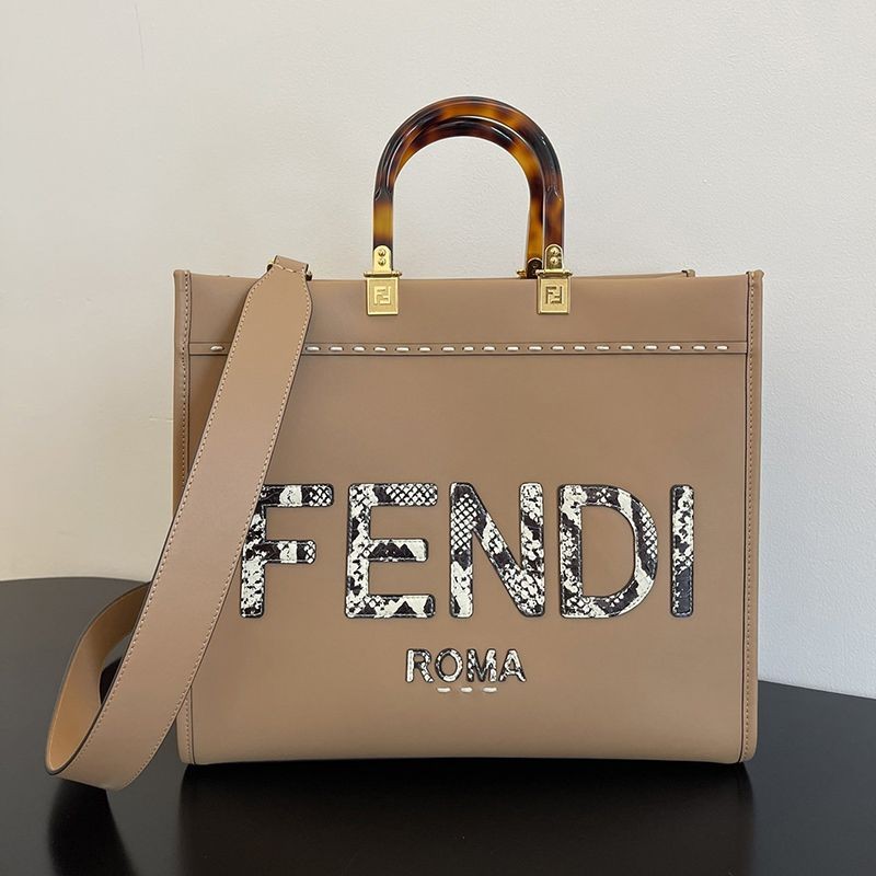 ☆Super popular☆Fendi Sunshine replica medium elaine leather shopper bag fek48278