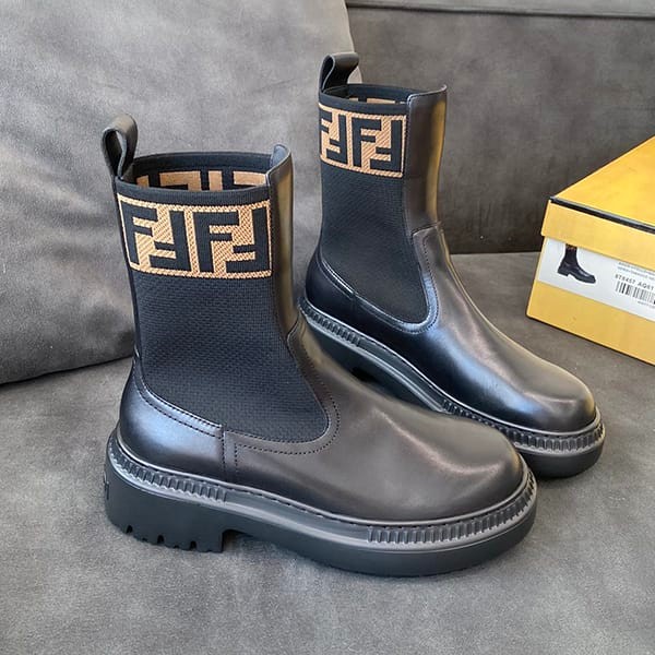 n grade recommended fendi domino black leather biker boots fake fem50510 n grade recommended fendi domino black leather biker boots fake fem50510