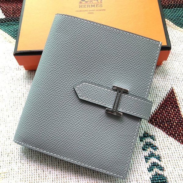 [Very convenient] Hermes Bearn replica compact wallet Etoupe ero47753