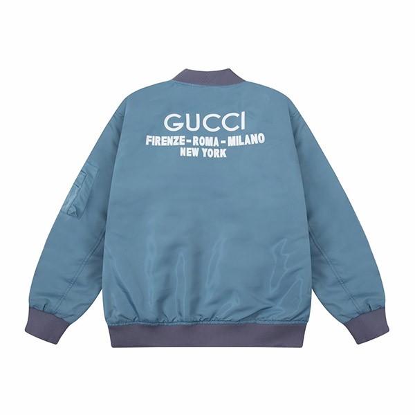 Gucci MA-1 bomber jacket replica nylon back logo gua13959