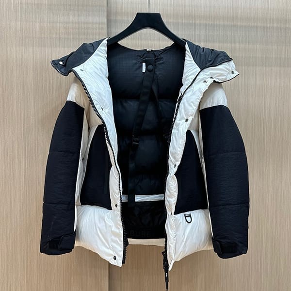 Attention ★ Burberry high collar big logo short down jacket copy Bav12984