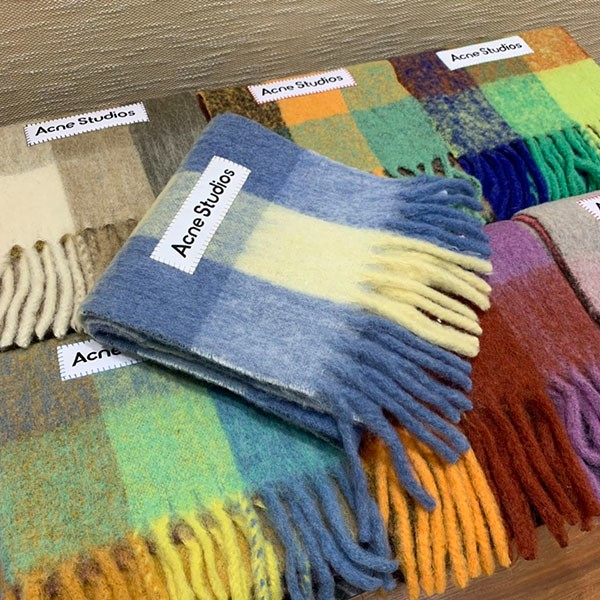 ☆Popular☆Acne Studios Replica Mohair Check Scarf aco51959