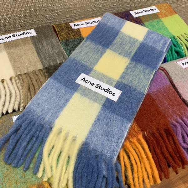 ☆Popular☆Acne Studios Replica Mohair Check Scarf aco51959