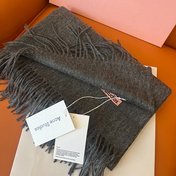 Arrives soon! Acne Studios Acne Logo Wool Scarf Replica aci59994