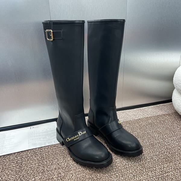 Classic Dior D-Quest calfskin boots 45MM replica dem00490