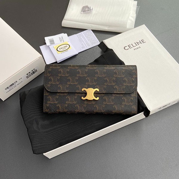 High Quality Celine Replica Large Triomphe Flap Wallet "Tan" 10E312CPJ High Quality Celine Replica Large Triomphe Flap Wallet "Tan" 10E312CPJ