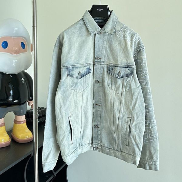 New color☆Rare Balenciaga denim jacket copy☆Unisex ban83493